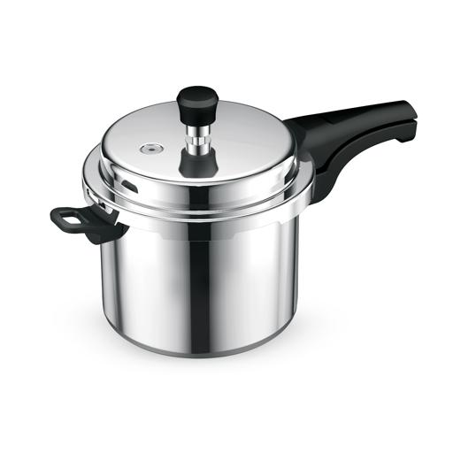 Royalford 5L Stainless Steel Pressure Cooker - Comfortable Handle