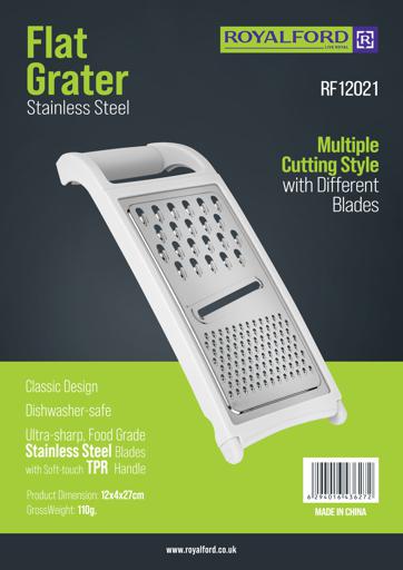 display image 10 for product Royalford Stainless Steel Flat Grater