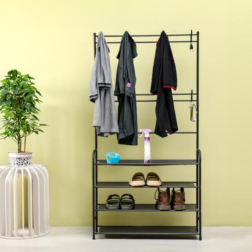 display image 3 for product Cloth Hager and Shoe Rack