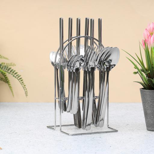 display image 7 for product 24Pc SS Cutlery Set -Prima Silver 1X6