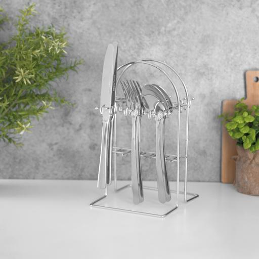 display image 2 for product 24Pc SS Cutlery Set -Prima Silver 1X6