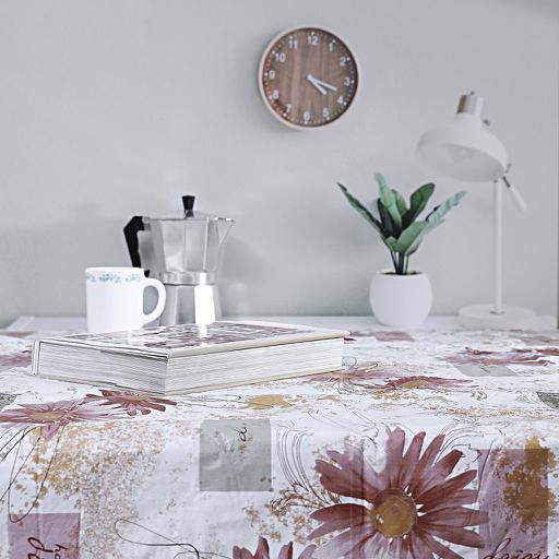 display image 3 for product Oblong Table Cloth, PVC Fabric Table Cloth, RF1274-TC | Chex Pattern Design 60x90cm Cloth | Ideal for Home, Restaurant, Hotel, Outdoor Parties & More