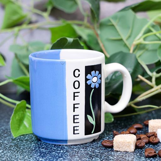 display image 4 for product Highly Durable Ceramic Coffee Mug with 9Oz large Capacity with Comfortable Handle RF1752-M10 Royalford