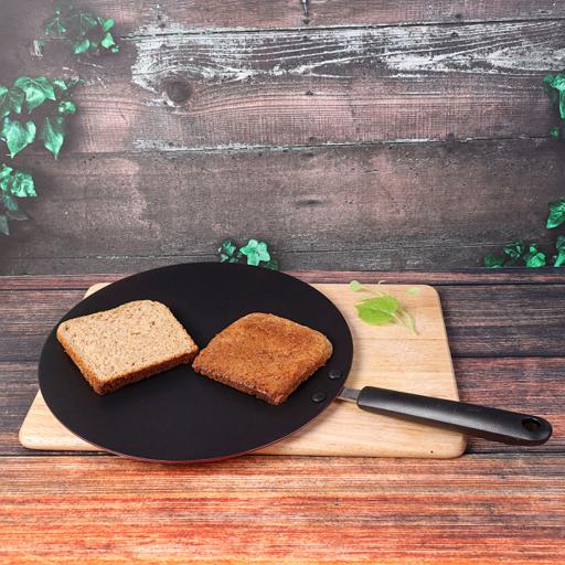 display image 1 for product 30cm Non Stick Tawa, 3 Layer Non-Stick Surface, RF2013 | Bakelite Handle | 2.5mm Thickness Pan Suitable for Crepe, Chapatti, Pancakes, Roti, Dosa, Flatbread or Naan Bread
