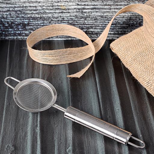 display image 2 for product Royalford Stainless Steel Tea Strainer, 6.5 Cm - Premium Fine Mesh Tea Strainer- Sieve Solution