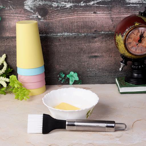 display image 1 for product Royalford Sauce Brush With Stainless Steel Handle - Marinating And Basting Brush With Ergonomically