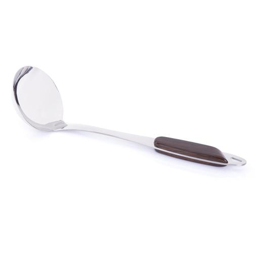 display image 1 for product Highly Durable Stainless Steel Ladle with Wooden Handle & Dishwasher Safe RF2061SS Royalford