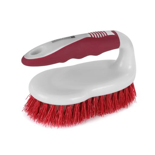 display image 6 for product Floor/Dish Brush, with Gripped Handle, RF2356-FB | Flexible Stiff Bristles | Heavy Duty Brush for Bathroom, Shower, Sink, Carpet, Floor