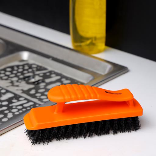 display image 2 for product Floor/Dish Brush, Convenient to Use, Elegant Design, RF2357-FB | Gripped Handle | Multifunctional | Ideal for Cleaning Utensils, Bathroom Floors and More