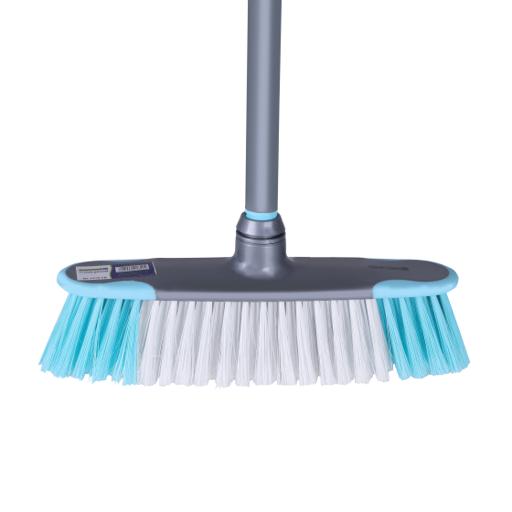 display image 7 for product Long Floor Broom with Strong Iron Handle, RF2370-FB | Upright Long Handle Broom with Stiff Bristles - Multipurpose Cleaning Tool Perfect for Home or Office Use