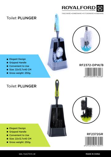 display image 8 for product Toilet Brush/Green+Grey 1X24