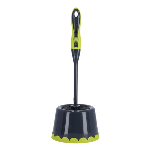 Bathroom Cleaning Tool Plastic Toilet Brush with Holder - China Toilet Brush  and Plastic Brush price