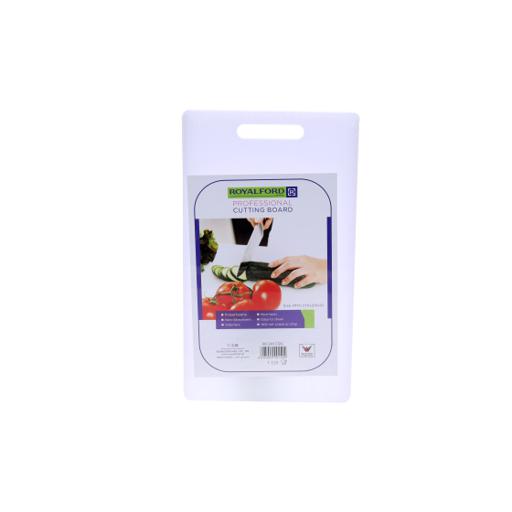 display image 1 for product Royalford Chopping Board (Small) - Cutting Board With Non-Slip Base- Perfect For Fruits & Vegetables