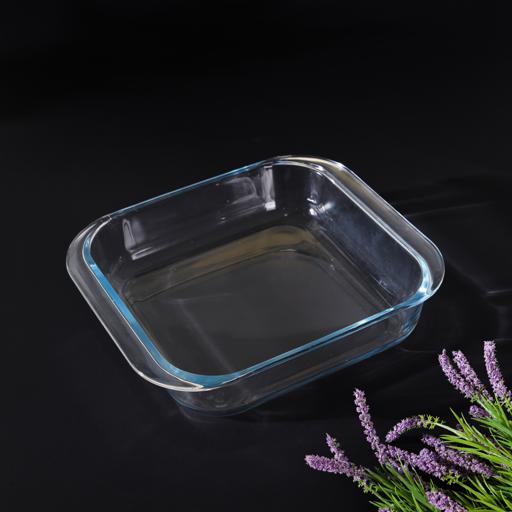 display image 3 for product Glass Square Dish 2-Ltr