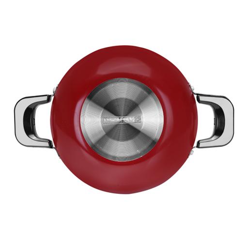 display image 11 for product Royalford Aluminium Wok Pan With Glass Lid, 22 Cm - Induction Safe Frying Pan With Durable Non-Stick