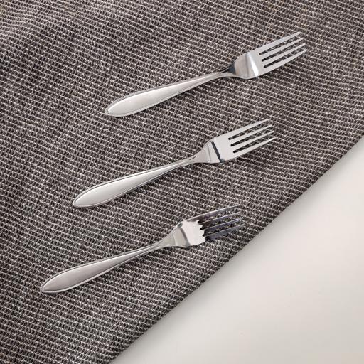 display image 7 for product Royalford 3Pcs Table Fork Set - Ideal For Eating Salad, Dessert, Appetizer, Fruit Salad, Chinese Food