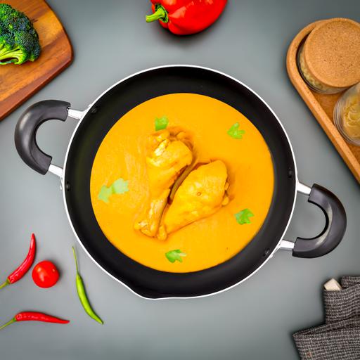 display image 2 for product Royalford RF324WP26 Kadai Wok Pan | 26 CM | Induction Safe | with Durable Non-Stick Granite Coating  | Frypan & Heat-Resistant Handles | Cookware Casserole Pan |Ideal for Frying, Sauteing, Cooking & More