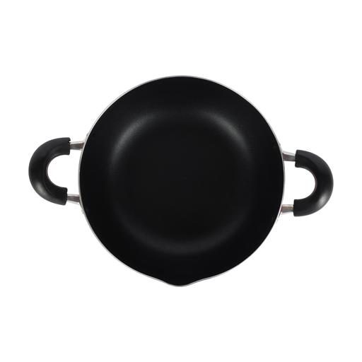 display image 7 for product Royalford RF324WP26 Kadai Wok Pan | 26 CM | Induction Safe | with Durable Non-Stick Granite Coating  | Frypan & Heat-Resistant Handles | Cookware Casserole Pan |Ideal for Frying, Sauteing, Cooking & More