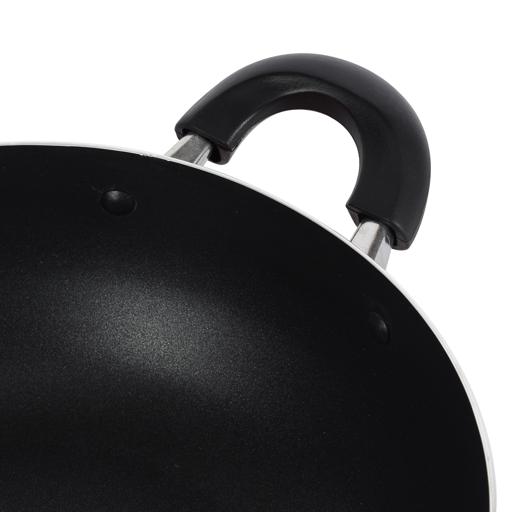 display image 6 for product Royalford RF324WP26 Kadai Wok Pan | 26 CM | Induction Safe | with Durable Non-Stick Granite Coating  | Frypan & Heat-Resistant Handles | Cookware Casserole Pan |Ideal for Frying, Sauteing, Cooking & More