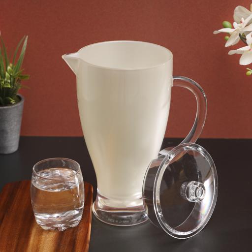 display image 3 for product Acrylic Jug, 2L Jug with Leak-Proof Lid & Handle, RF345N | Pour Spout Juice Jug | Water Pitcher for Juice, Cold Tea, Milk | Bottle Pot Container for Restaurants Home