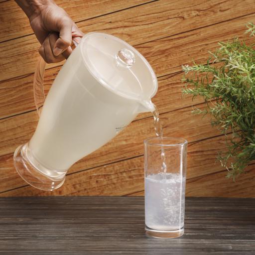 display image 2 for product Acrylic Jug, 2L Jug with Leak-Proof Lid & Handle, RF345N | Pour Spout Juice Jug | Water Pitcher for Juice, Cold Tea, Milk | Bottle Pot Container for Restaurants Home