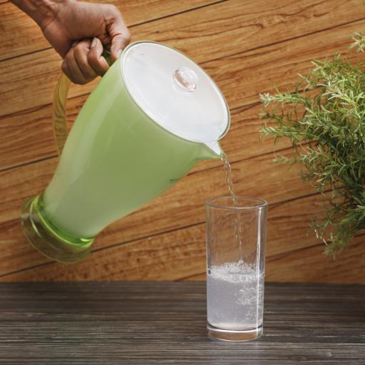 display image 3 for product Acrylic Jug, 2L Jug with Leak-Proof Lid & Handle, RF345N | Pour Spout Juice Jug | Water Pitcher for Juice, Cold Tea, Milk | Bottle Pot Container for Restaurants Home