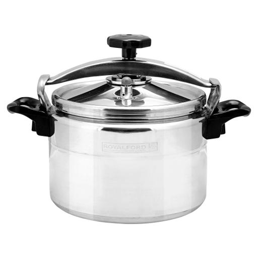 display image 4 for product Royalford Aluminium Pressure Cooker - Lightweight & Durable Home Kitchen Pressure Cooker With Lid