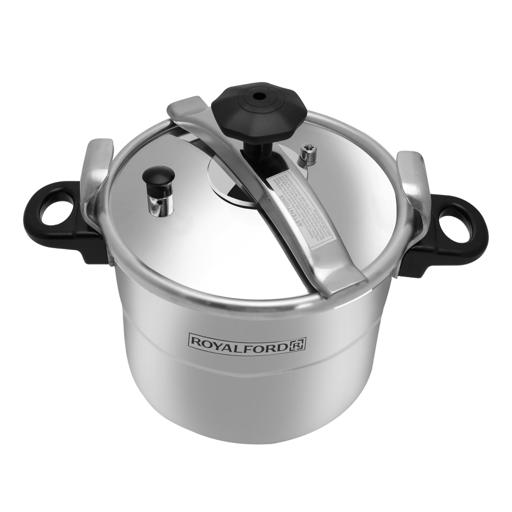 display image 7 for product Royalford 9L Aluminium Pressure Cooker - Lightweight & Durable Home Kitchen Pressure Cooker With Lid