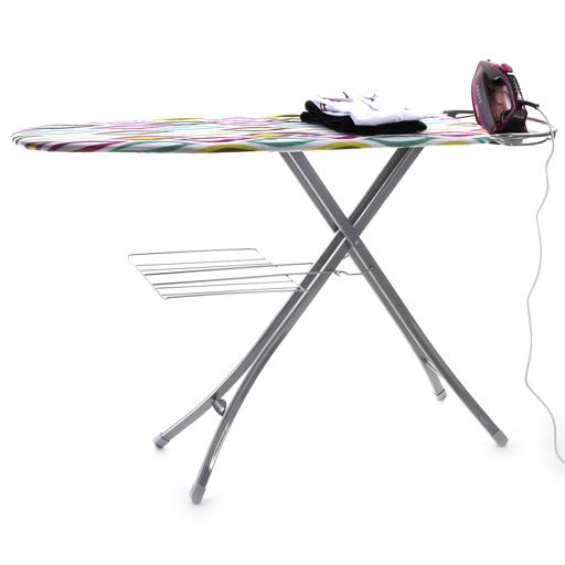 display image 24 for product Royalford Mesh Ironing Board With Attached Cloth Rack, 122X38Cm