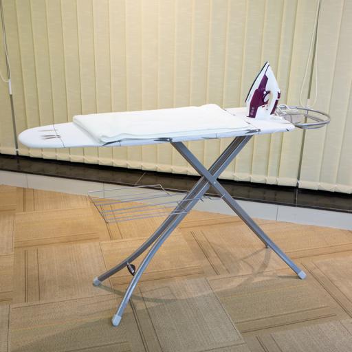 display image 12 for product Royalford Mesh Ironing Board With Attached Cloth Rack, 122X38Cm