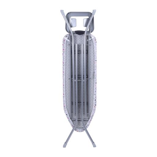 display image 8 for product Mesh Ironing Board with Steam Iron Rest, 91x30cm, RF367IBS | Iron Board with Adjustable Height & Lock System | Non-Slip Feet & Foldable Legs| Heat Resistant Cover