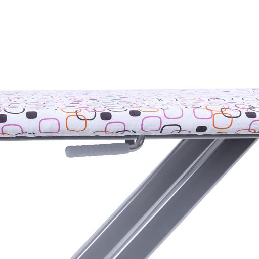 display image 16 for product Mesh Ironing Board with Steam Iron Rest, 91x30cm, RF367IBS | Iron Board with Adjustable Height & Lock System | Non-Slip Feet & Foldable Legs| Heat Resistant Cover