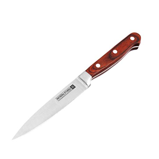 display image 0 for product Royalford 5" Utility Knife - All Purpose Small Kitchen Knife - Ultra Sharp Stainless Steel Blade