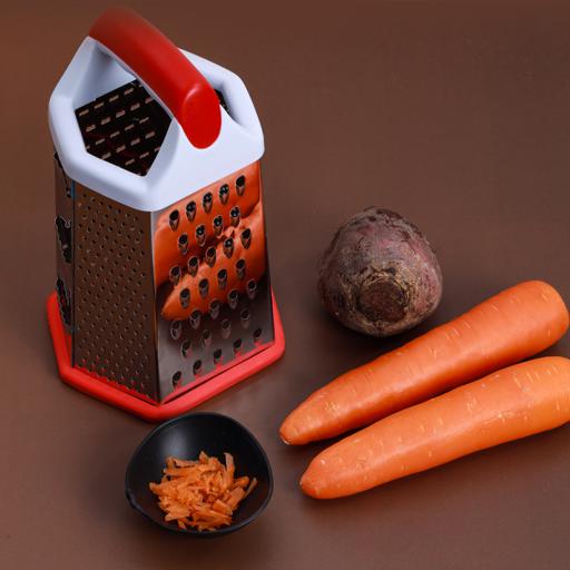 Box Grater, Stainless Steel Boxed Grater, Box Grater with 4 Sides,Kitchen  Tool for Parmesan Cheese, Vegetables, Ginger, Garlic, Lemon,  Multifunctional Grater with Container 