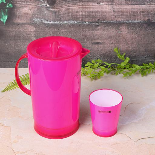display image 4 for product Royalford Water Jug With Glasses - Bpa Free 2L Water Pitcher Jug With 4 Cups (5 Pcs)