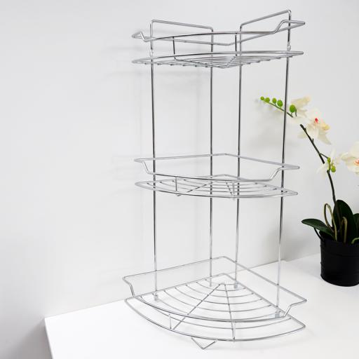 display image 1 for product Royalford 3 Layer Corner Rack