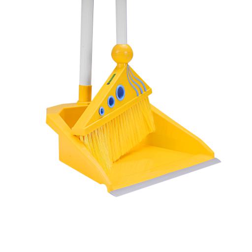 display image 6 for product Royalford Plastic Broom With Dustpan Set - Hand Broom With Durable Bristles - Broom Set