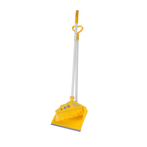 display image 10 for product Royalford Plastic Broom With Dustpan Set - Hand Broom With Durable Bristles - Broom Set