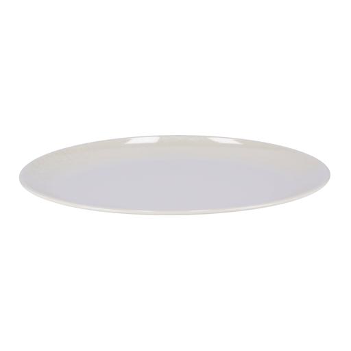 display image 7 for product Royalford Melamine White Pearl Oval Plate, 16 Inch