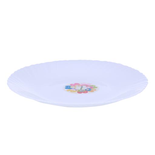 display image 7 for product Royalford 10.5" Opal Ware Spin Dinner Plate - Soup Deep Plate Pasta Plate