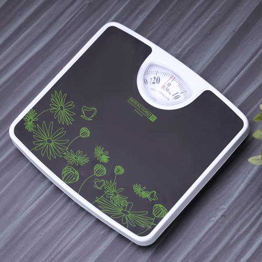 display image 3 for product Royalford RF4818 Weighing Scale - Analogue Manual Mechanical Weighing Machine for Human Bodyweight machine, 130Kg Capacity, Bathroom Scale, Large Rotating dial, Compact