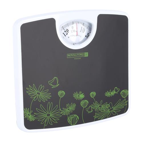 display image 6 for product Royalford RF4818 Weighing Scale - Analogue Manual Mechanical Weighing Machine for Human Bodyweight machine, 130Kg Capacity, Bathroom Scale, Large Rotating dial, Compact