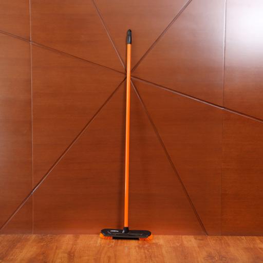 display image 1 for product Royalford RF4885 Long Floor Broom with Handle - Upright Long Handle Broom with Stiff Bristles - Multipurpose Cleaning Tool Perfect for Home or Office Use - Ideal for all Sweeping Cleaning Job