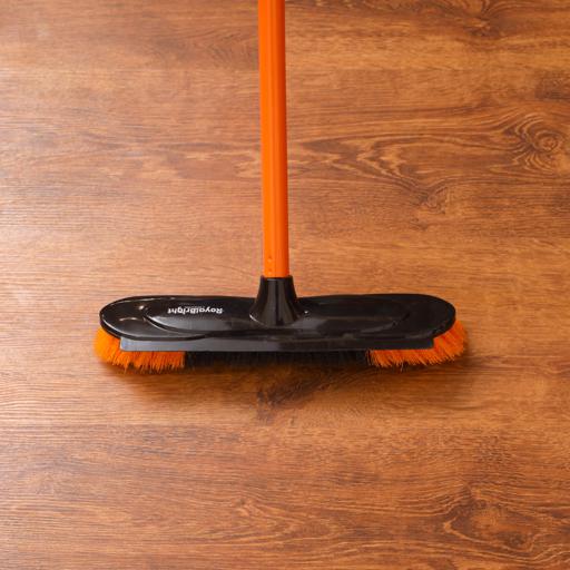 display image 4 for product Royalford RF4885 Long Floor Broom with Handle - Upright Long Handle Broom with Stiff Bristles - Multipurpose Cleaning Tool Perfect for Home or Office Use - Ideal for all Sweeping Cleaning Job