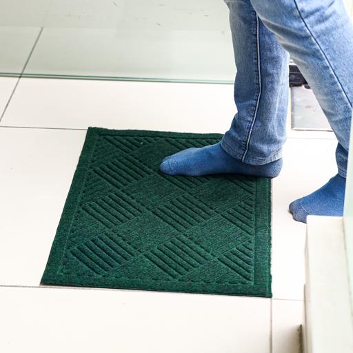 display image 1 for product Royalford Rubber Mat - Home, Shop Outdoor Rubber Entrance Mats Anti Fatigue None Slip Indoor Safety