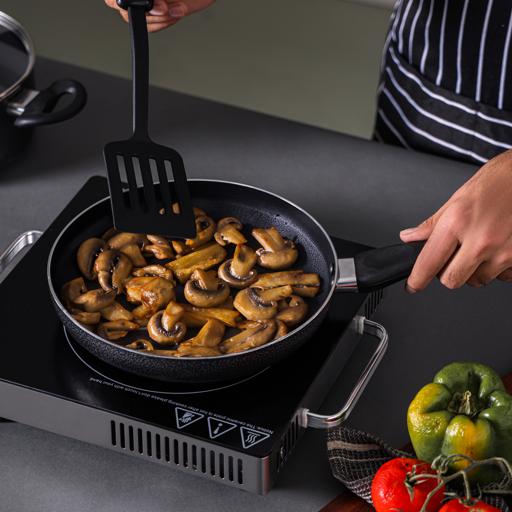display image 9 for product 8Pcs Non-Stick Cookware Set, 2.5mm Body Thickness, RF4999 | Scratch Resistant, Tempered Glass Lids | Bakelite Knobs and CD Bottom | Suitable for Multiple Hobs