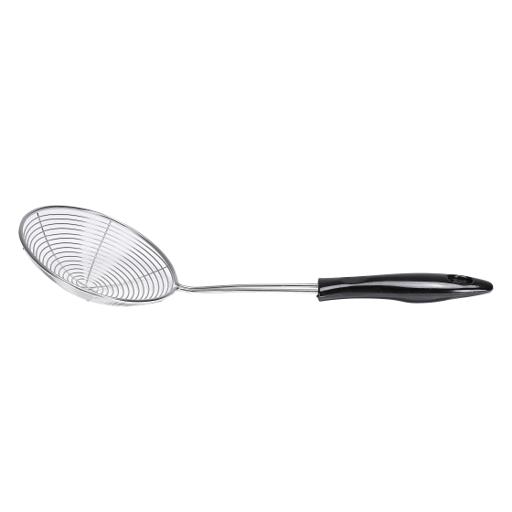 display image 4 for product Royalford Stainless Steel Skimmer - Stainless Steel Wire Skimmer Spoon With Handle For Kitchen Frying