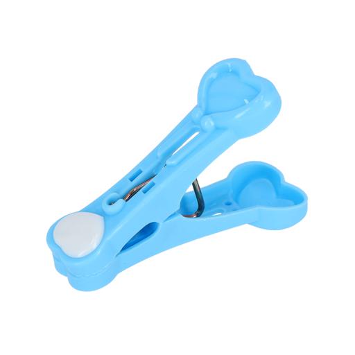 display image 5 for product Royalford Multi-Purpose 12 Pieces Cloth Clip- Hanger Clips, Slim-Line Plastic Finger Clips Clothes