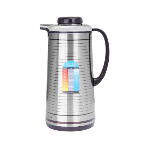 Royalford 1.3L Vacuum Flask - Coffee Heat Insulated Thermos For Keeping Hot/Cold Long Hour Heat/Cold hero image