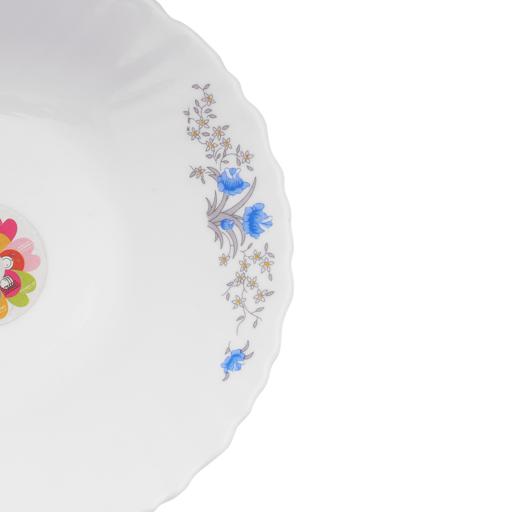 display image 8 for product Royalford Opal Ware Romantic Soup Plate, 9.5 Inch